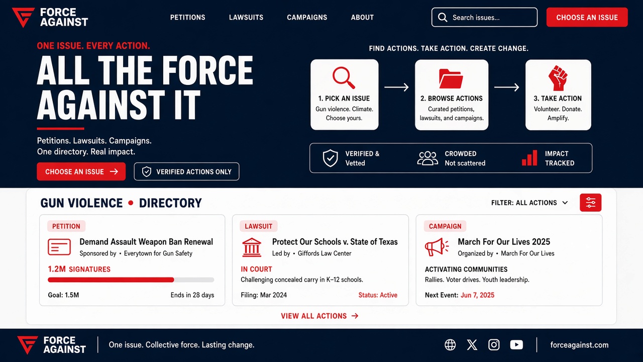 Concept design version for Force Against