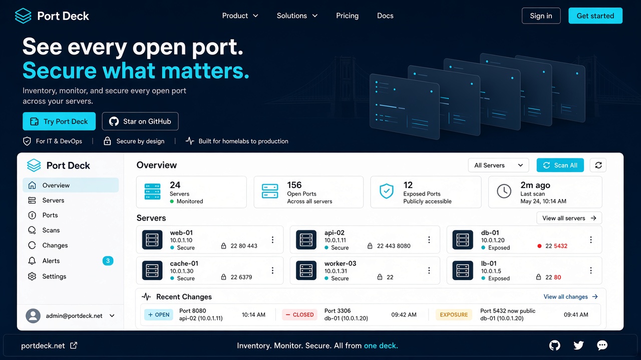 Concept design version for Port Deck